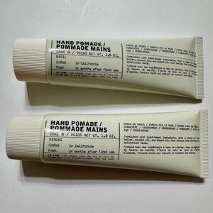 2x Le Labo Hinoki Hand Pomade, 1.8oz/each, NEW without Box